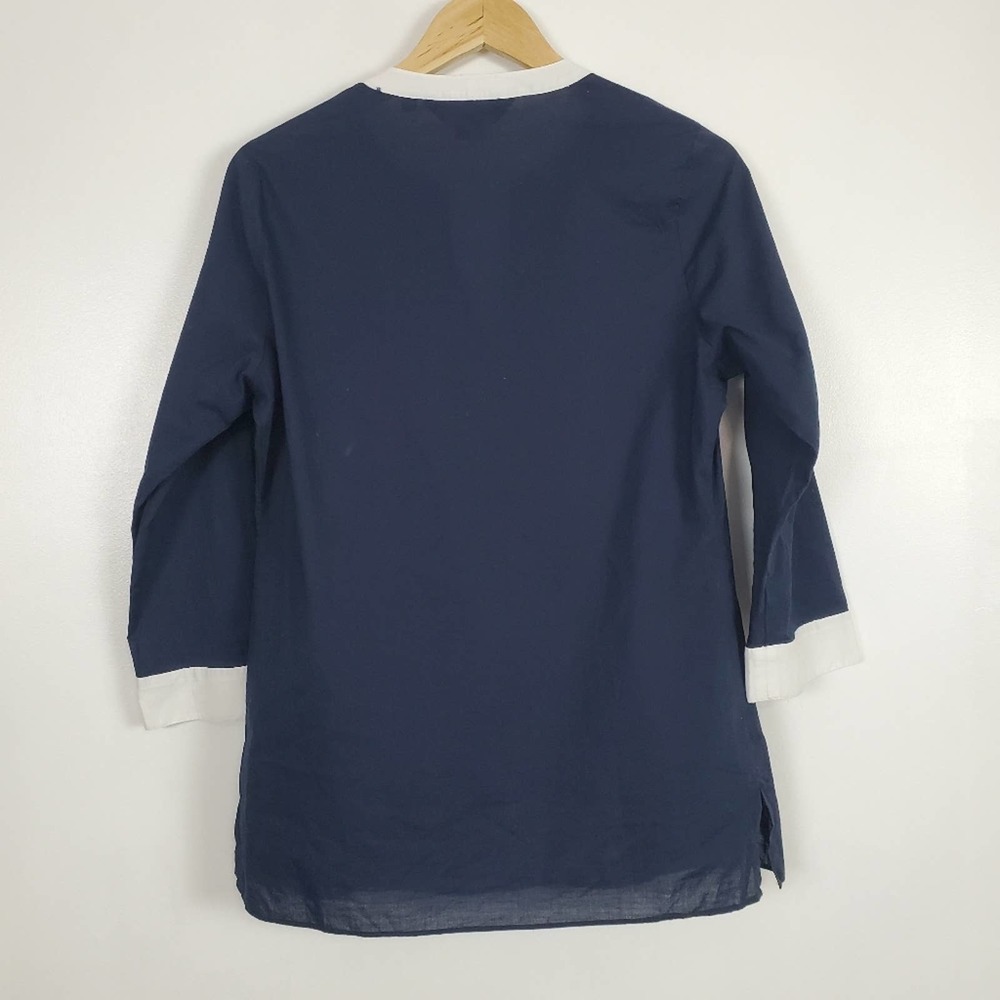 Vineyard Vines tunic, blue, small 100% cotton - Picture 2 of 4
